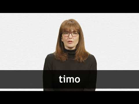 How to pronounce TIMO in European Spanish