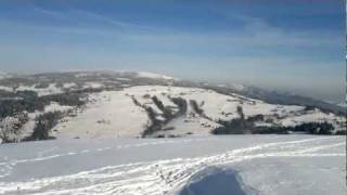 preview picture of video 'View from Ochodzita Mountain (894m) - east hillside - HD'