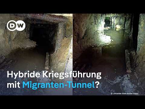 Tunnel an der EU-Grenze zu Belarus - Migration als Waffe?
