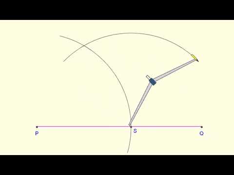 Constructia unui unghi cu masura de 30
