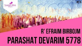 Parashá Devarim 5778