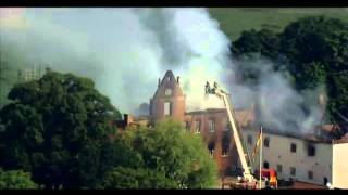 preview picture of video 'Sparresholm, Sealand, Denmark burned down'