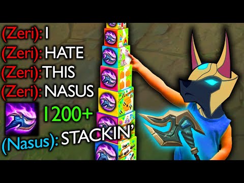 NEVER STOP STACKING (1200+ NASUS STACKS)