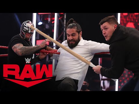 Rey & Dominik Mysterio fight off Seth Rollins & Murphy: Raw, Aug. 17, 2020