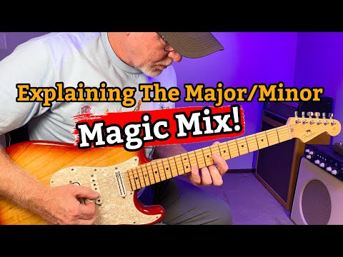 Explaining The Magic Behind the Major/Minor Pentatonic Mix In Blues Rock Soloing! 