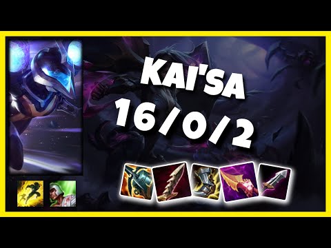 Kai'Sa vs Jhin KRAKEN SLAYER EU Challenger BOT (16/0/2) - v10.24