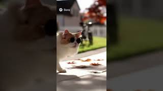 shopping cat  #sora2 #aivideo #shorts
