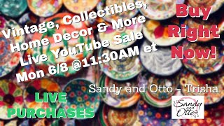 Could this Live Vintage Sale change your life? Tune in to find out | Jun 8 @11:30am et(8:30am)