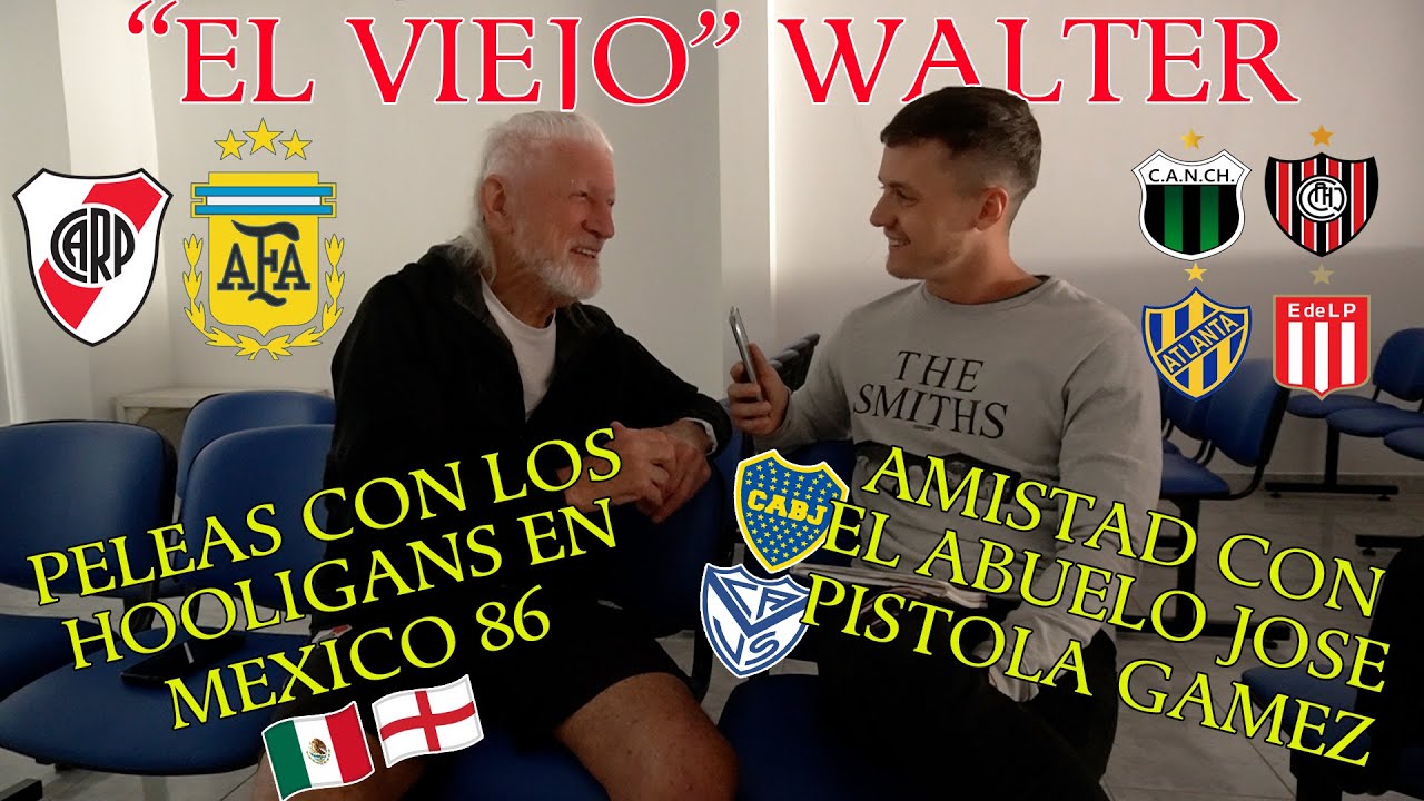 "EL VIEJO" WALTER I Ícono de la hinchada Argentina y River.