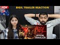 BIGIL OFFICIAL TRAILER REACTION by an Australian Couple | Thalapathy Vijay | Best Trailer | Review