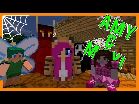 JINX'S HALLOWEEN PARTY! | Amy & Max! Ep.59 | Minecraft