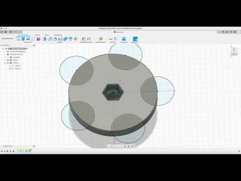 how do you build a Star grip screw in Fusion360