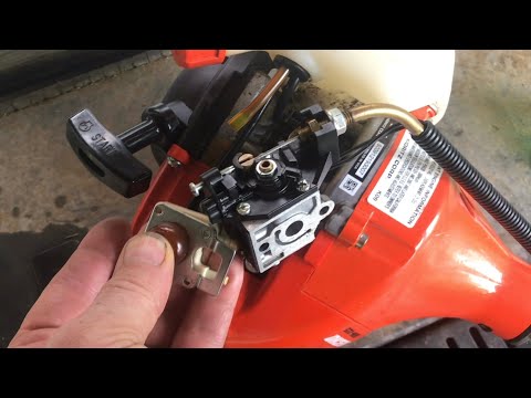 “cleaning” EXTREMELY DIRTY carburetor on an echo two cycle engine (string trimmer) weedwhacker