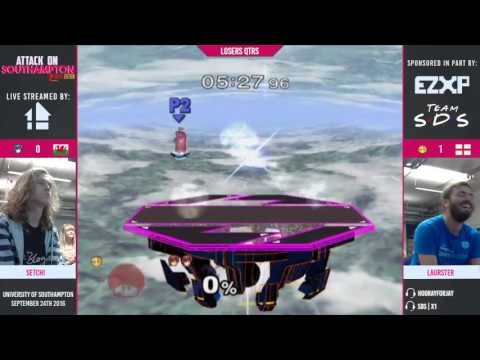 Attack on Southampton 2 - Laurster (Peach) vs Setchi (Marth) - Losers' Quarters