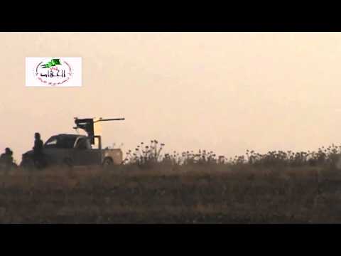 استهداف اللواء 93 بالدوشكا من قبل لواء الجهاد في سبيل الله في عين عيسى في ريف الرقة