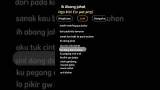 Download lagu lagu:ih Abang jahat aku tuh cinta berat mp3