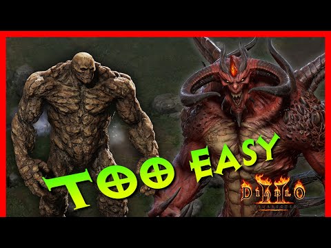 Defeat Any Normal Act Boss Without Even Attacking, Necromancer - Diablo 2 Resurrected