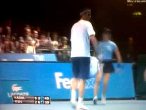 Rafael Nadal vs Mardy Fish 6-2 3-6 7-6 Barclays ATP World Tour Finals 2011