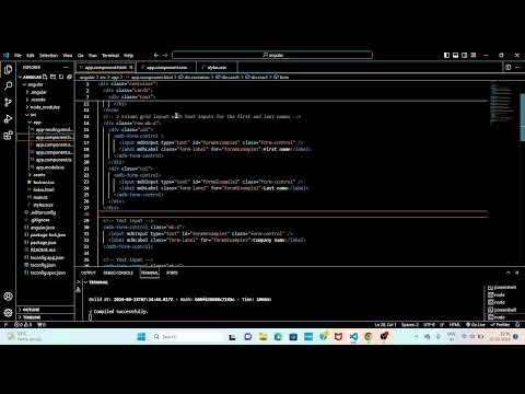 Responsive form with MDB in Angular 16