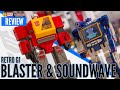 REVIEW: Transformers Retro G1 Blaster & Soundwave