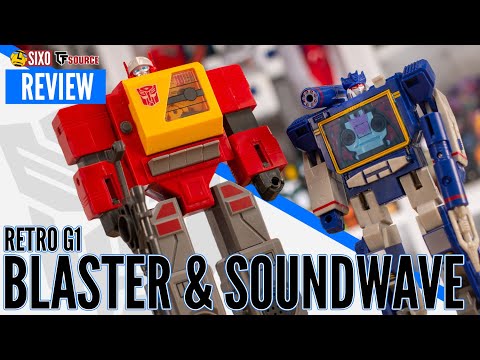 REVIEW: Transformers Retro G1 Blaster &amp; Soundwave