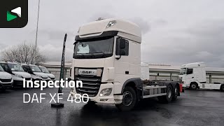 Camion porte-conteneur DAF XF 480 6X2 SSC Retarder 2xTanks Lift/Steering ACC Euro 6 | Image 4 - Autoline