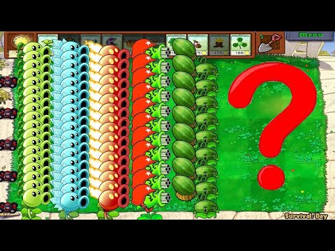 Plants vs Zombies - Team Pea Plant vs Team Winter Melon vs Zomboss