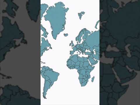 "Distorting Reality: The Mercator Map". #shorts #cartography