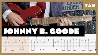 Johnny B. Goode Chuck Berry Cover | Guitar Tab | Lesson | Tutorial