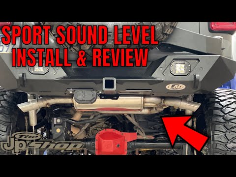 2018+ Jeep Wrangler JL Corsa 2.5\" Axle Back Exhaust Install & Review