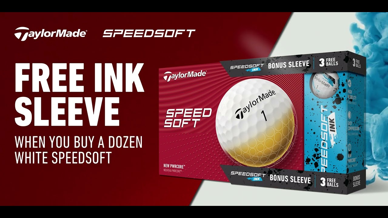 TaylorMade Speed Soft Golf Balls | 15 Pack