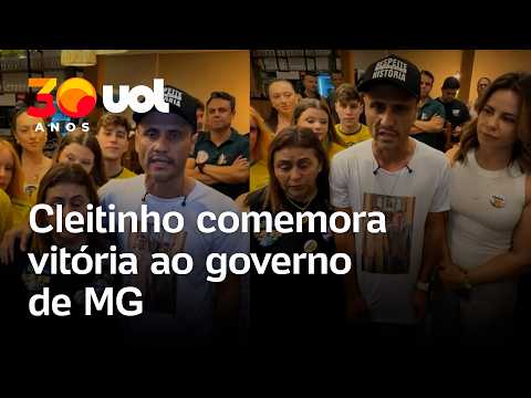Cleitinho comemora vitória ao governo de MG, agradece eleitores e diz que vai ‘pacificar’ o país