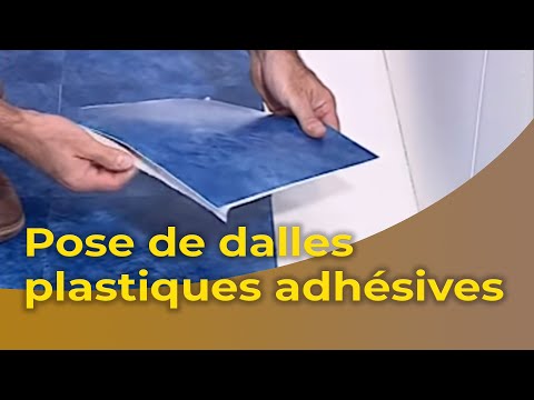 comment poser dalles adhesives