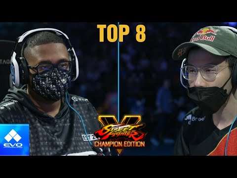 EVO 2022 | Street Fighter V | JUSTAKID VS OIL KING | TOP 8 - LOSERS EIGHTHS