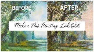 Make Your New Painting or Print Look Like an Old World Vintage Antique!