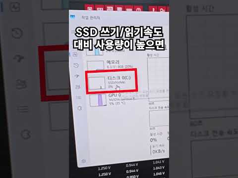 [까망이컴퓨터] 렉 걸릴때 작업관리자 보면 90% 이상 답 나옵니다