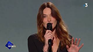 Sublime : Carla Bruni interprète "Un grand amour".. moment suspendu.. - La boite à secrets