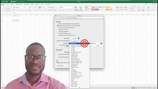 Change default font type and font size in Excel for Mac
