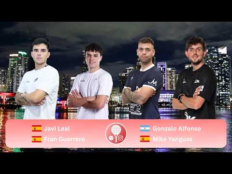 Fran Guerrero & Javi Leal vs Gonzalo Alfonso & Mike Yanguas | Reserve Cup Miami | All Points