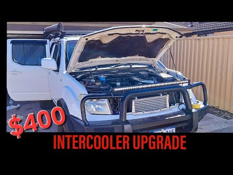 nissan navara d40 intercooler upgrade diy yd25 4x4