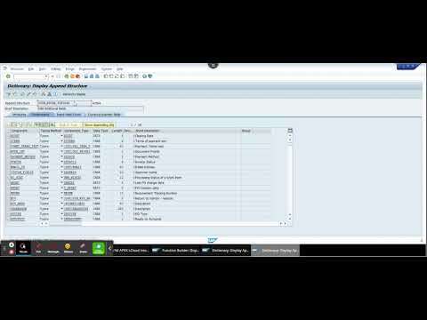 How to Find the Table where a particular Append Structure is used?