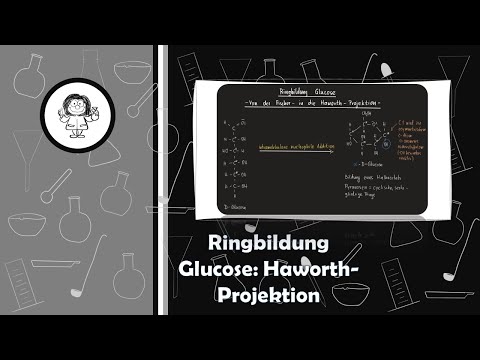 Ringbildung Glucose: Von der Fischerprojektion zur Haworthprojektion - Halbacetal