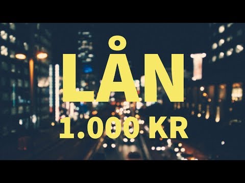 Lån 1000 kr - Se her hvor og hvordan du låner 1.000 kr online