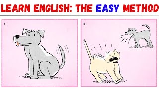 Learn English Easy Method - Basic Vocabulary! (Comprehensible Input) 英語初心者を学ぶ