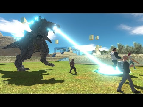 Escape from GODZILLA - Escape from Monster - Animal Revolt Battle Simulator