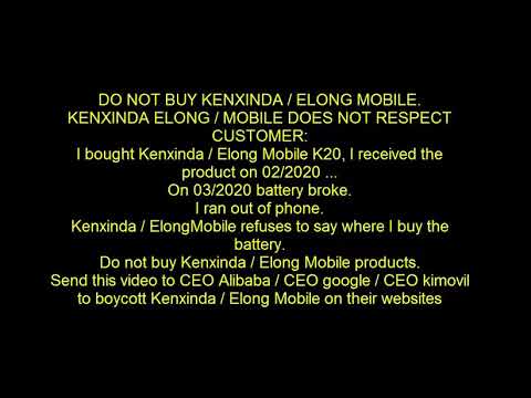 DO NOT BUY ELONG MOBILE / KENXINDA