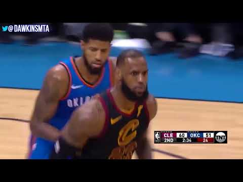 LeBron James Full Highlights 2018 02 13 at Thunder   37 Pts, 8 Asts, 7 Rebs, 2 GOOD!   FreeDawkins