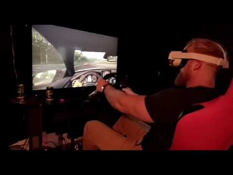 DOF Motion Simulator with VR Quest 2 - Project Cars 2 test drive