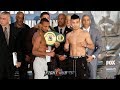 TUGSTSOGT NYAMBAYAR & CLAUDIO MARRERO - FULL WEIGH IN & FACE OFF VIDEO