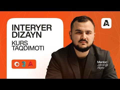 Interyer Dizayn Dars Taqdimoti | Jahongir Aliyev #letsanimate #interyerdizayn #interyer
